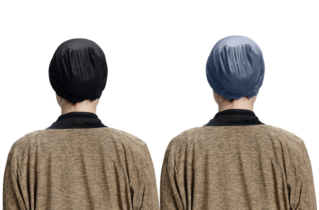 Mehar Hijab Women's Hair Bonnet SD Cap (set of 2)