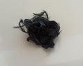 Women's Flower Brooches Black feathers (pack of 2) for enhance for dress