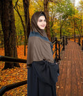 Mehar Shakira Elegant Dual-Tone Knot Hijab