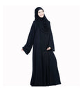 Mehar Modest Black Rida abaya with stones