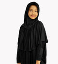 Stylish Little Fadyaa Hijab Frill Type With Stones.
