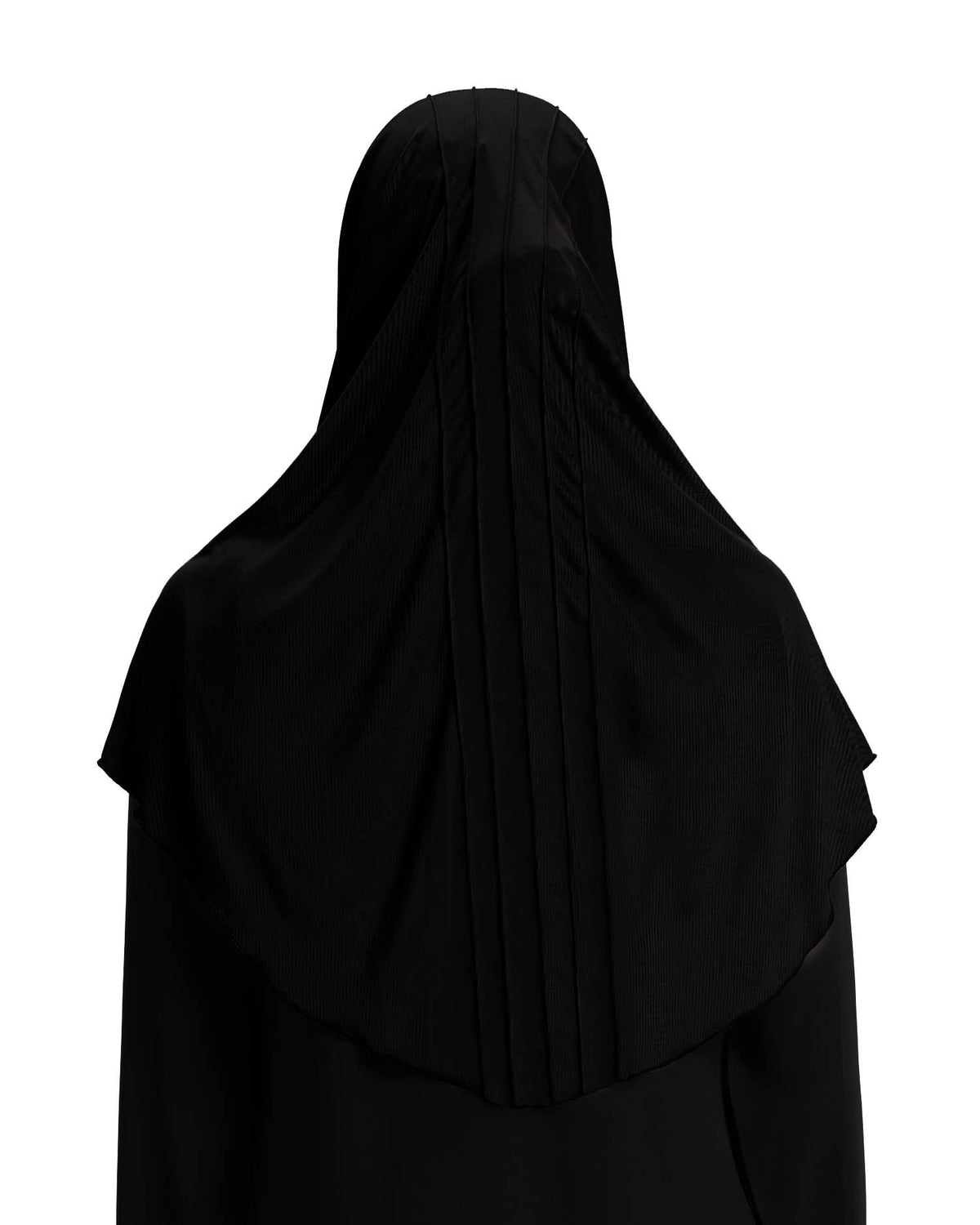 Modest Fashion Women's Soft feel good Fabric Manal Hijab Black
