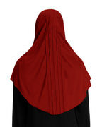 Modest Fashion Women's Soft feel good Fabric Manal Hijab Red