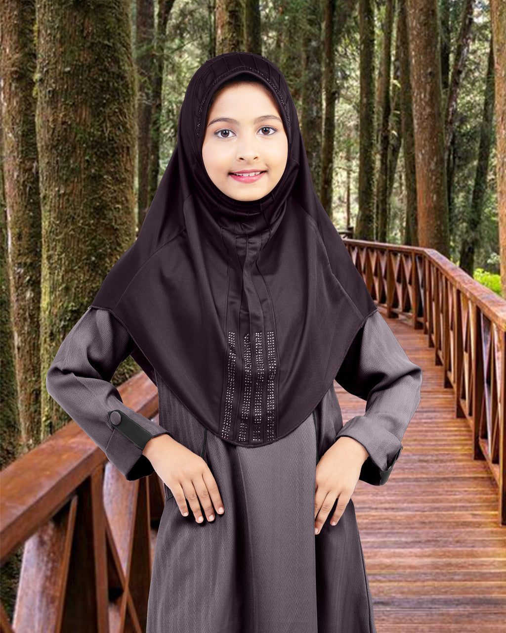 Modest Fashion Kids Soft feel good Fabric Manal Hijab.