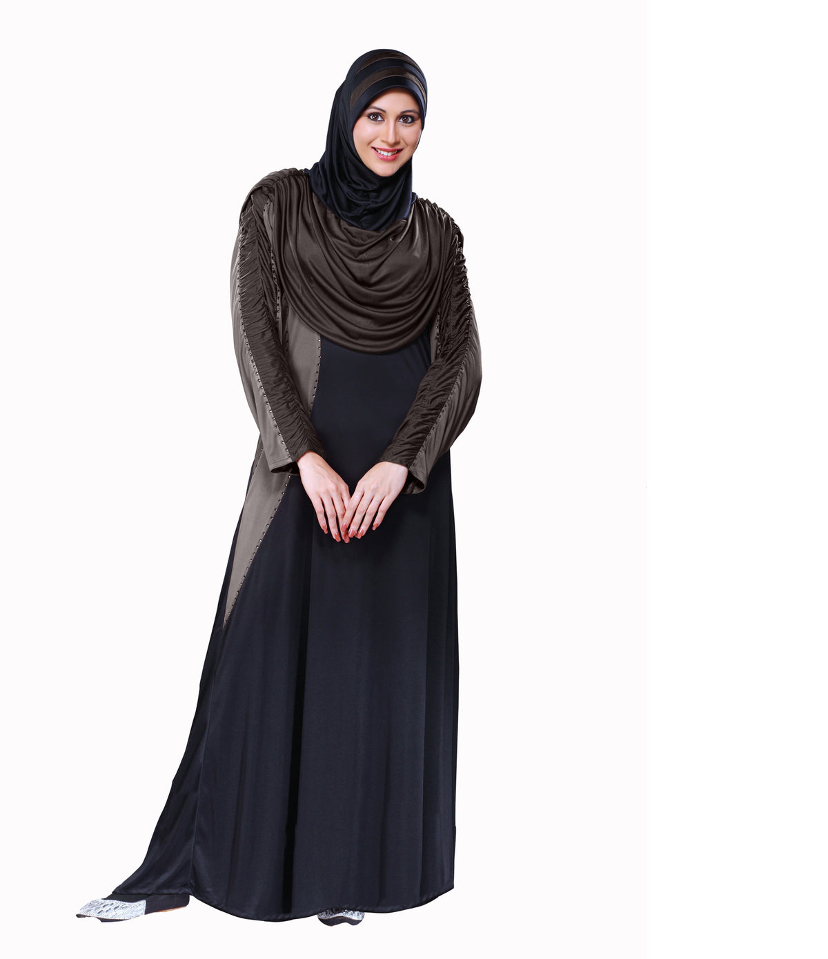 MEHAR HIJAB Wahuj Abaya for Women - Embellished