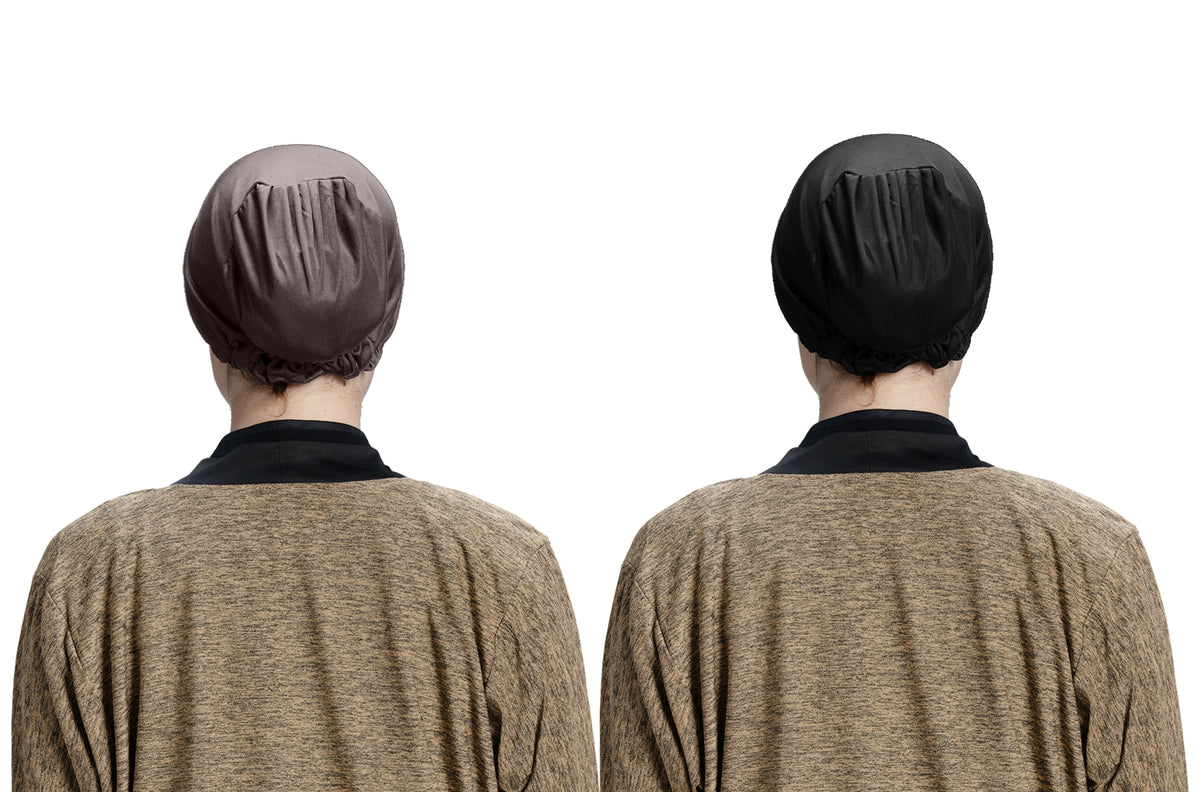 Mehar Hijab Women's Hair Bonnet SD Cap (set of 2)