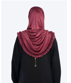 Mehar Stylish Elegant Look Gushan Hijab