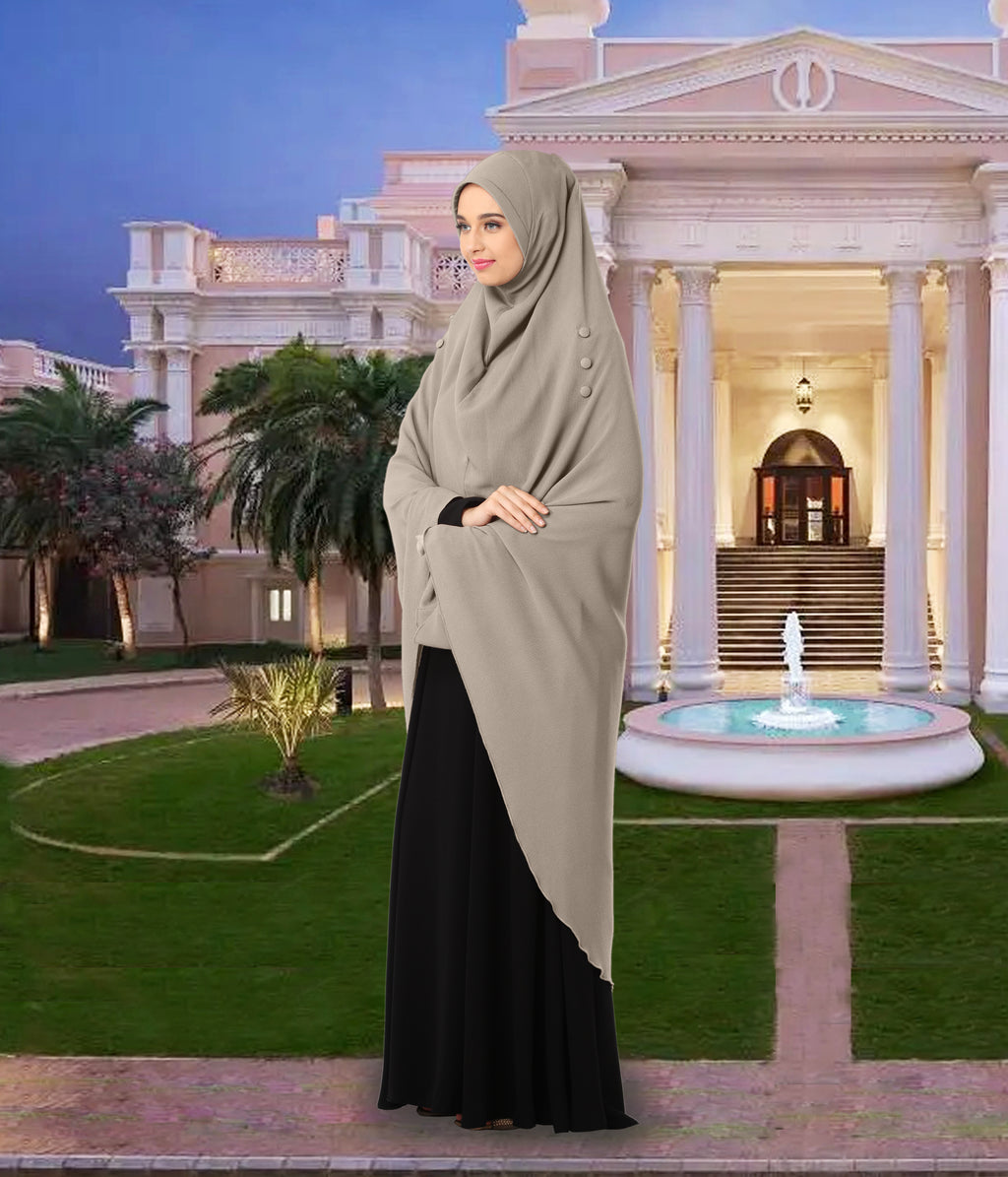 Modest Women's Stylish Rich Premium Texture fabric Crepe Long Hijab HEERA HAMDA