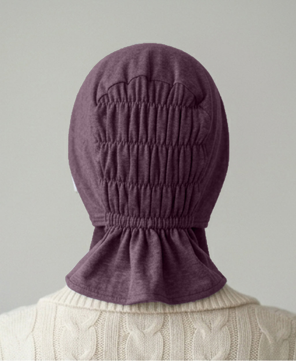 Dr. Ayesha Volume Tail Cap,Stretch Hijab with Stethoscope Ear Hole.Breat