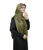 Modest Fashion by Mehar Laila Two-Piece Frilled Hijab Set