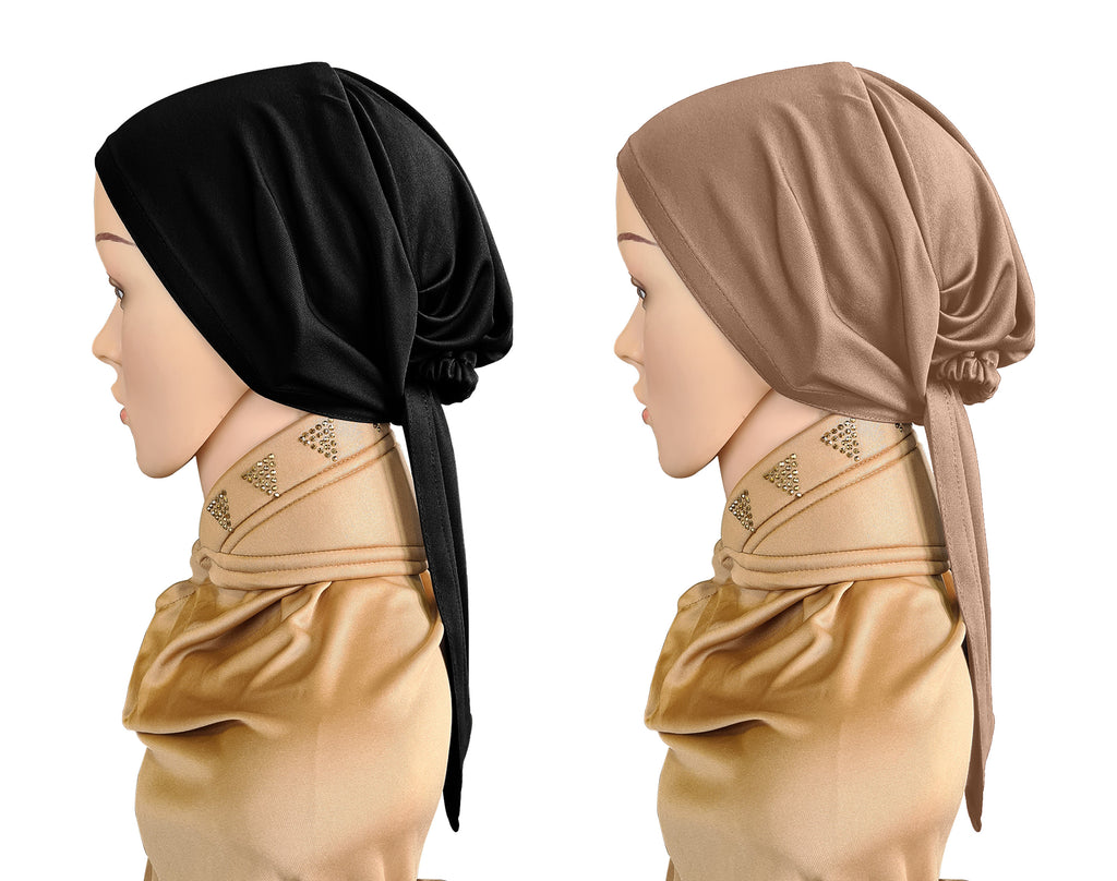 Women's Stylish Malka tale caps (set of 2)