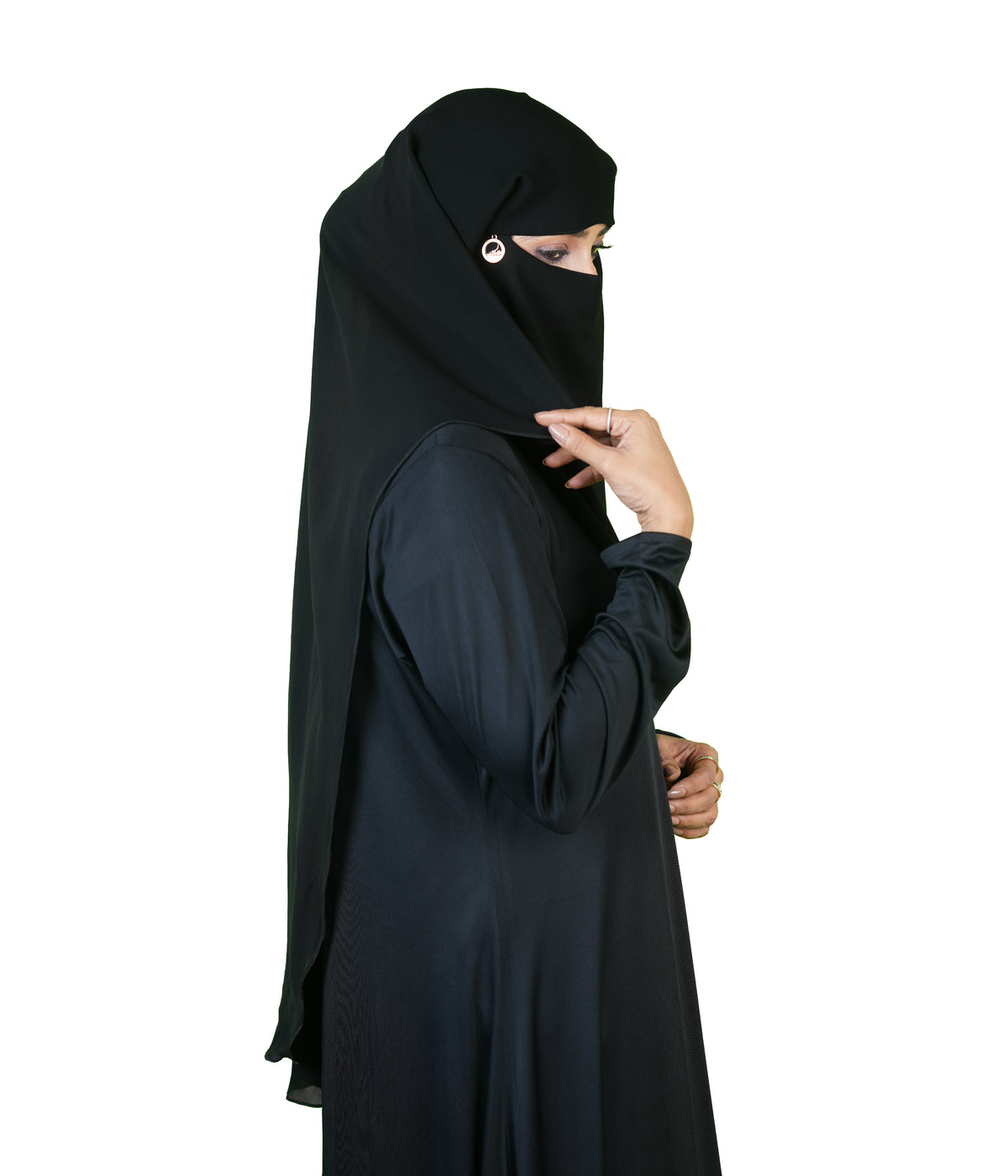 Mehar Fatima Dual Layer Niqab – Full Coverage Islamic Niqab for Women |