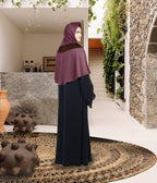 Mehar Shakira Elegant Dual-Tone Knot Hijab