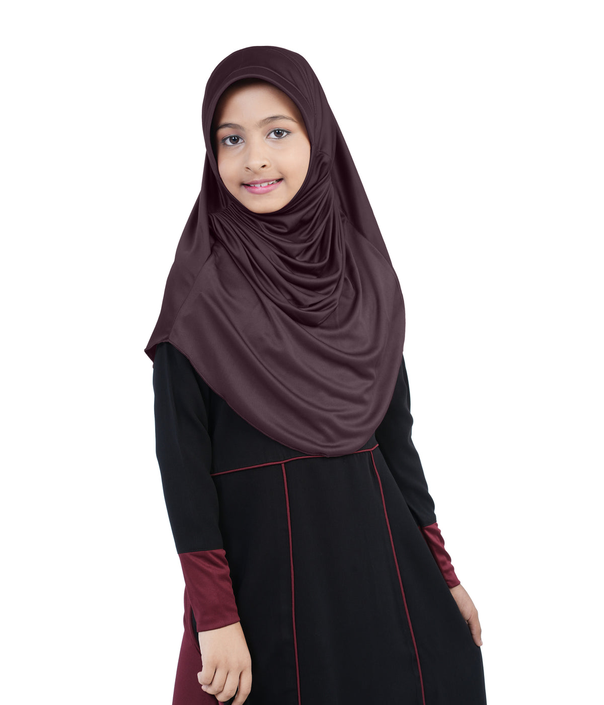 Mehar Diya Hijab for Girls – Premium Black Ready-to-Wear Islamic Hijab | Comfort