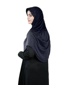 Mehar Hijab Muslim Women's Dual Layer & Dual Texture Fabric Zaira Hijab