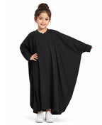 Little Mehariya Kids Lycra Abaya for Girls – Modest Batwing Sleeve Dress