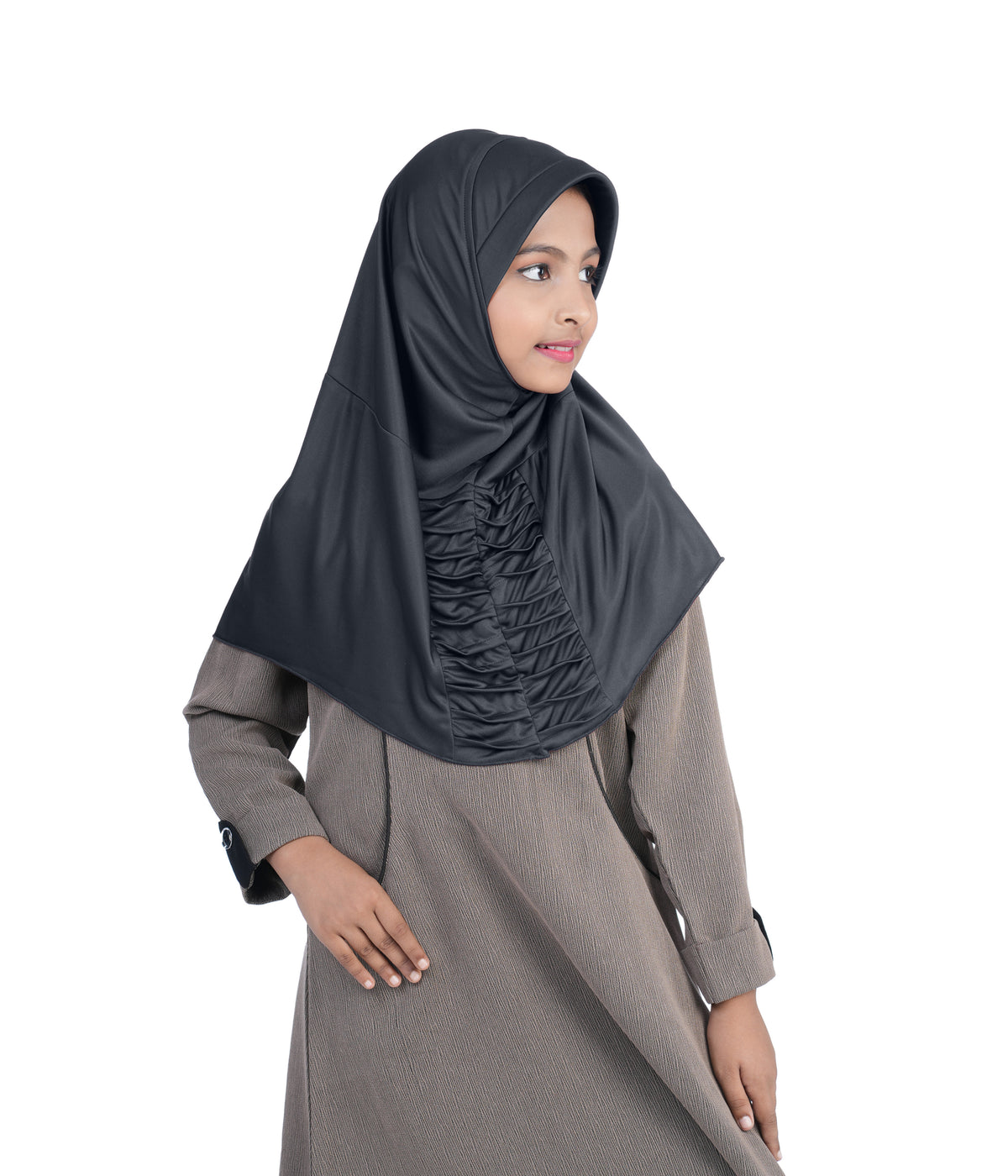 Mehar Nisa Hijab for Girls Hijabs Modest Wear with Front Pleated Detaili