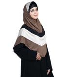 Mehar Hijab's Modest Women's Stylish Designs Layered Elegance Dilsha Color Blend