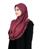 Mehar Stylish Elegant Look Gushan Hijab