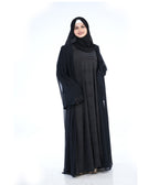 Mehar Stylish Premium Zaina Over coat Abaya 3 Pice set