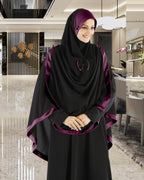 Modest Women's Stylish Soft Rich Crepe Long Hijab GHANIA KHIMAR