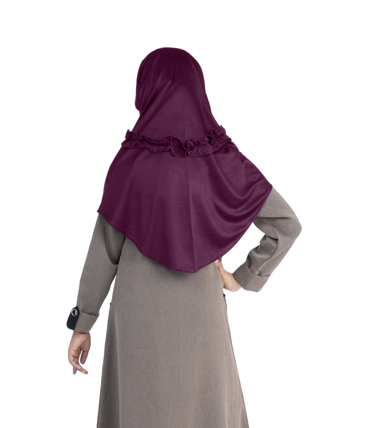 Mehar Little Nidha Hijab for Girls – Embellished with Embroidery, Rhinestones