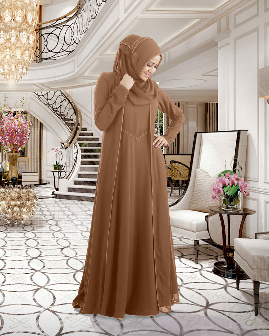 Mehar Hijab Modestly Stylish Look Classy and elegant Marium Premium Abaya