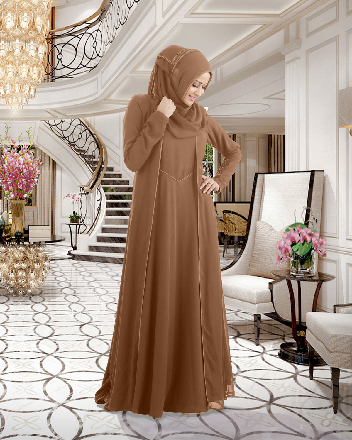 Mehar Hijab Modestly Stylish Look Classy and elegant Marium Premium Abaya