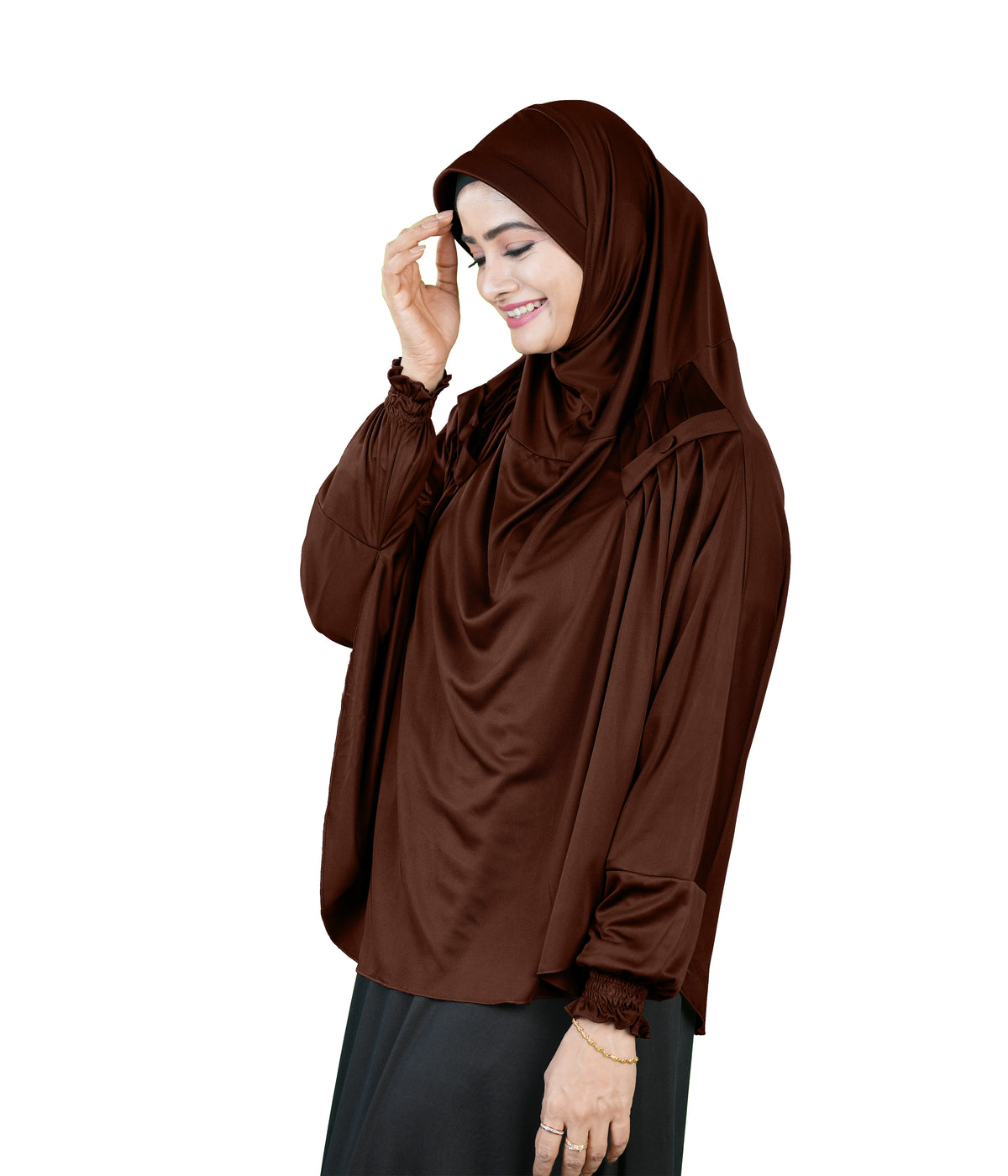 Mehar Hijabs Modest Elegant Saima Farasha type Hijab – One-Piece Modest