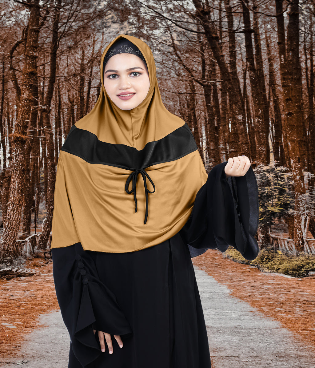 Mehar Shakira Elegant Dual-Tone Knot Hijab
