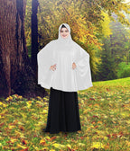 Women's Stylish Soft Rich Polyester Fabric Hanana Sleeve Hijab F Size
