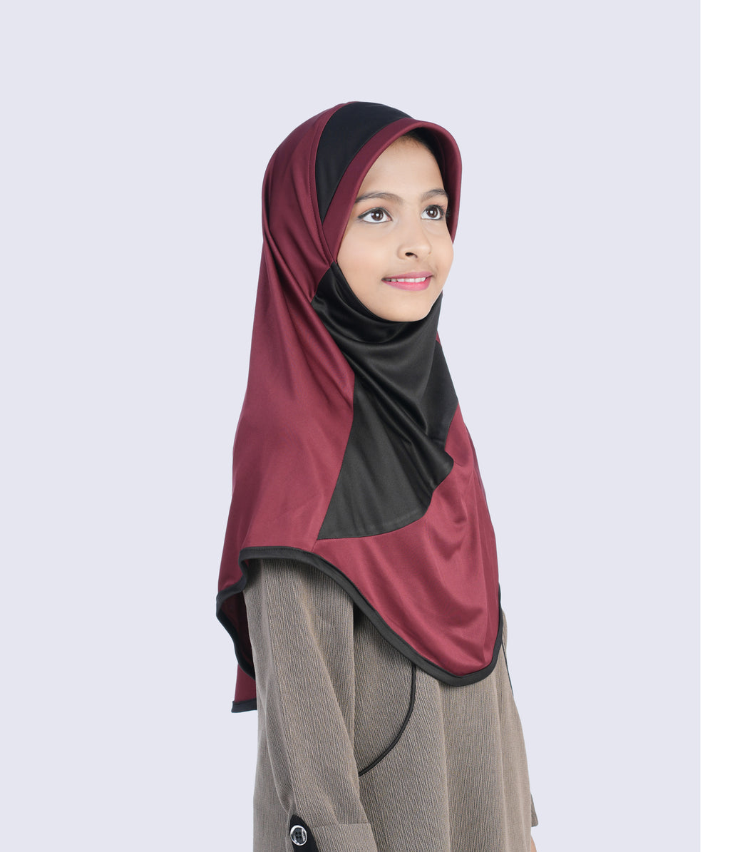Mehar Hijabs Stylish Little Ruksan Dual Color Hijab