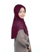 Mehar Nisa Hijab for Girls Hijabs Modest Wear with Front Pleated Detailing –