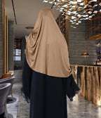Mehar Hijab's Glamour in Modesty Fazluna Sigle side Frill Hijab XL