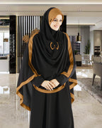 Modest Women's Stylish Soft Rich Crepe Long Hijab GHANIA KHIMAR