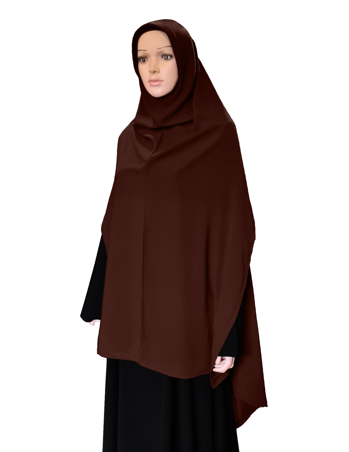 Modest Women's Stylish Soft Crepe Long AISHA Side Slit Salafi Hijab