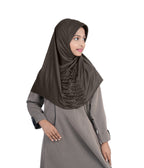 Mehar Nisa Hijab for Girls Hijabs Modest Wear with Front Pleated Detaili