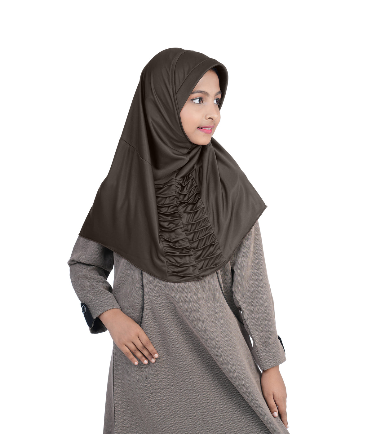 Mehar Nisa Hijab for Girls Hijabs Modest Wear with Front Pleated Detaili