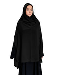 Modest Women's Stylish Soft Crepe Long AISHA Side Slit Salafi Hijab