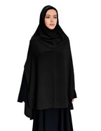 Modest Women's Stylish Soft Crepe Long AISHA Side Slit Salafi Hijab
