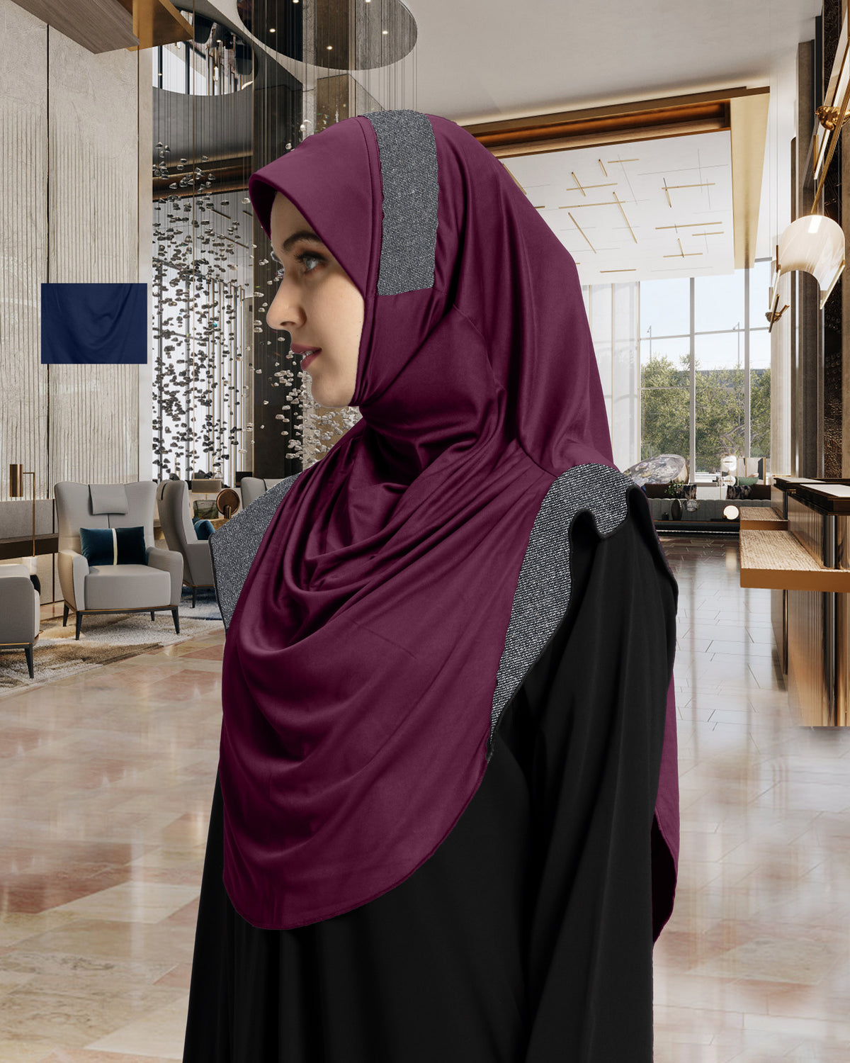 Modest Fashion Women's Soft feel good Fabric Naaz Hijab