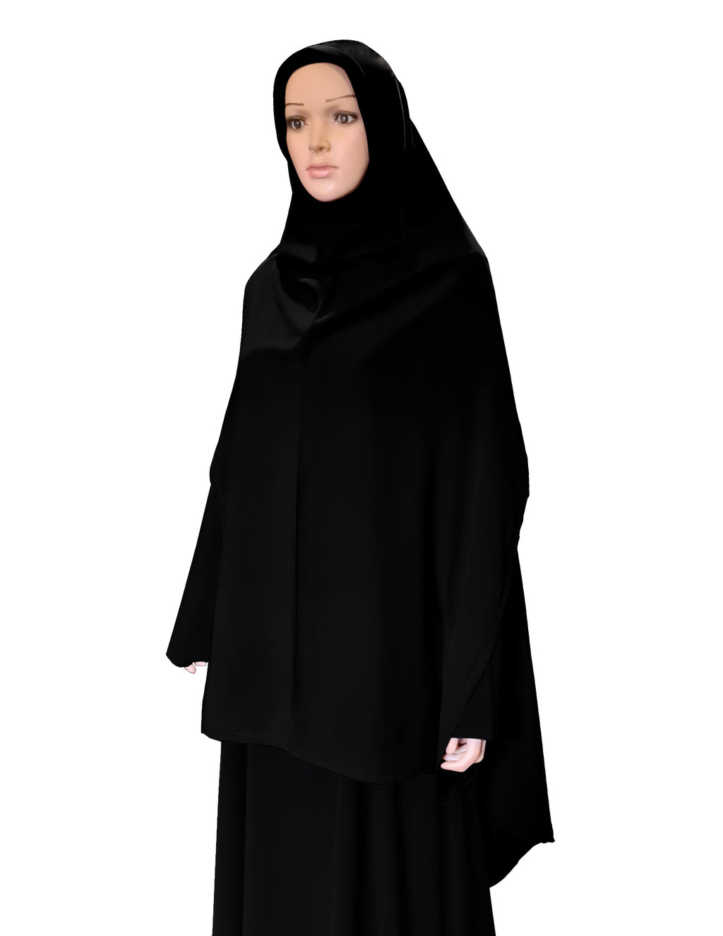 Modest Women's Stylish Soft Crepe Long AISHA Side Slit Salafi Hijab
