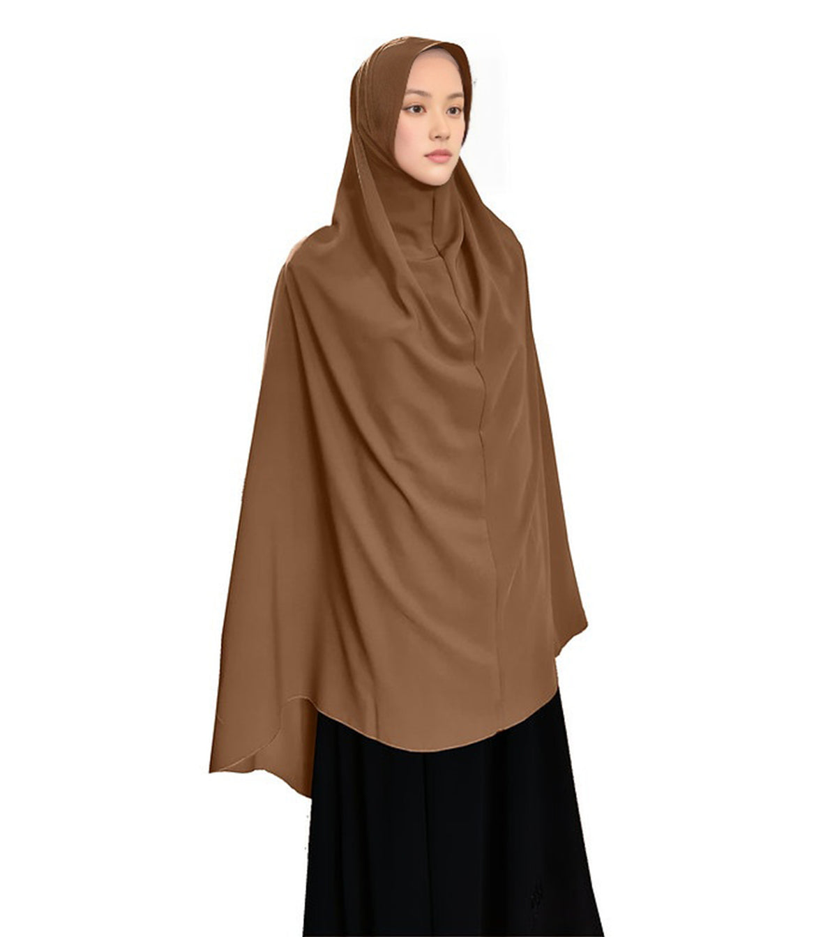 Modest Women's Stylish Soft Crepe FATHIMA Round C Cap Salafi Hijab