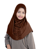 Mehar Nisa Hijab for Girls Hijabs Modest Wear with Front Pleated Detaili