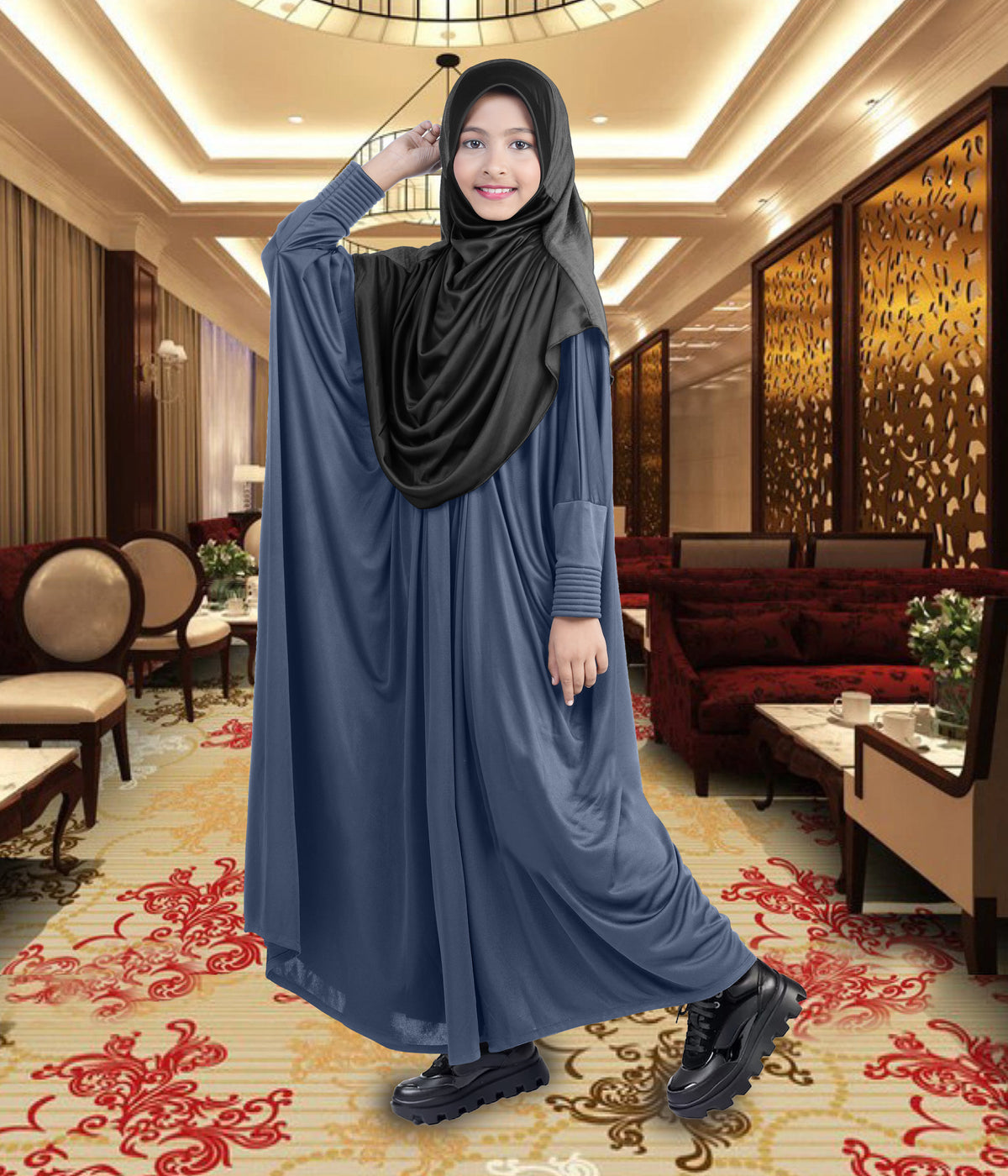 MEHAR HIJAB'S Kids Scarf Little Faeezah Drip Drop Girl's Hijab