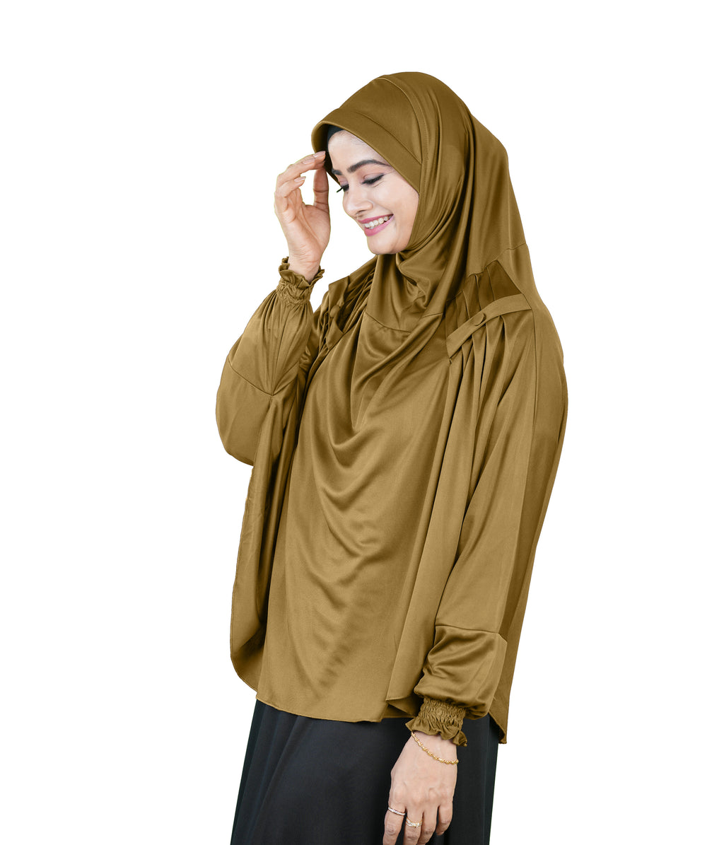 Mehar Hijabs Modest Elegant Saima Farasha type Hijab – One-Piece