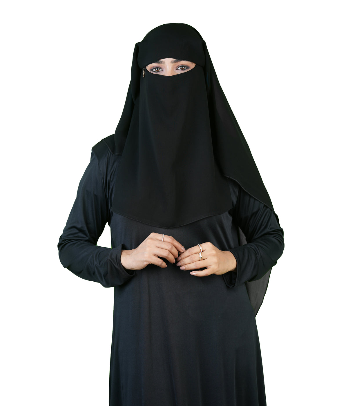 Mehar Fatima Dual Layer Niqab – Full Coverage Islamic Niqab for Women |