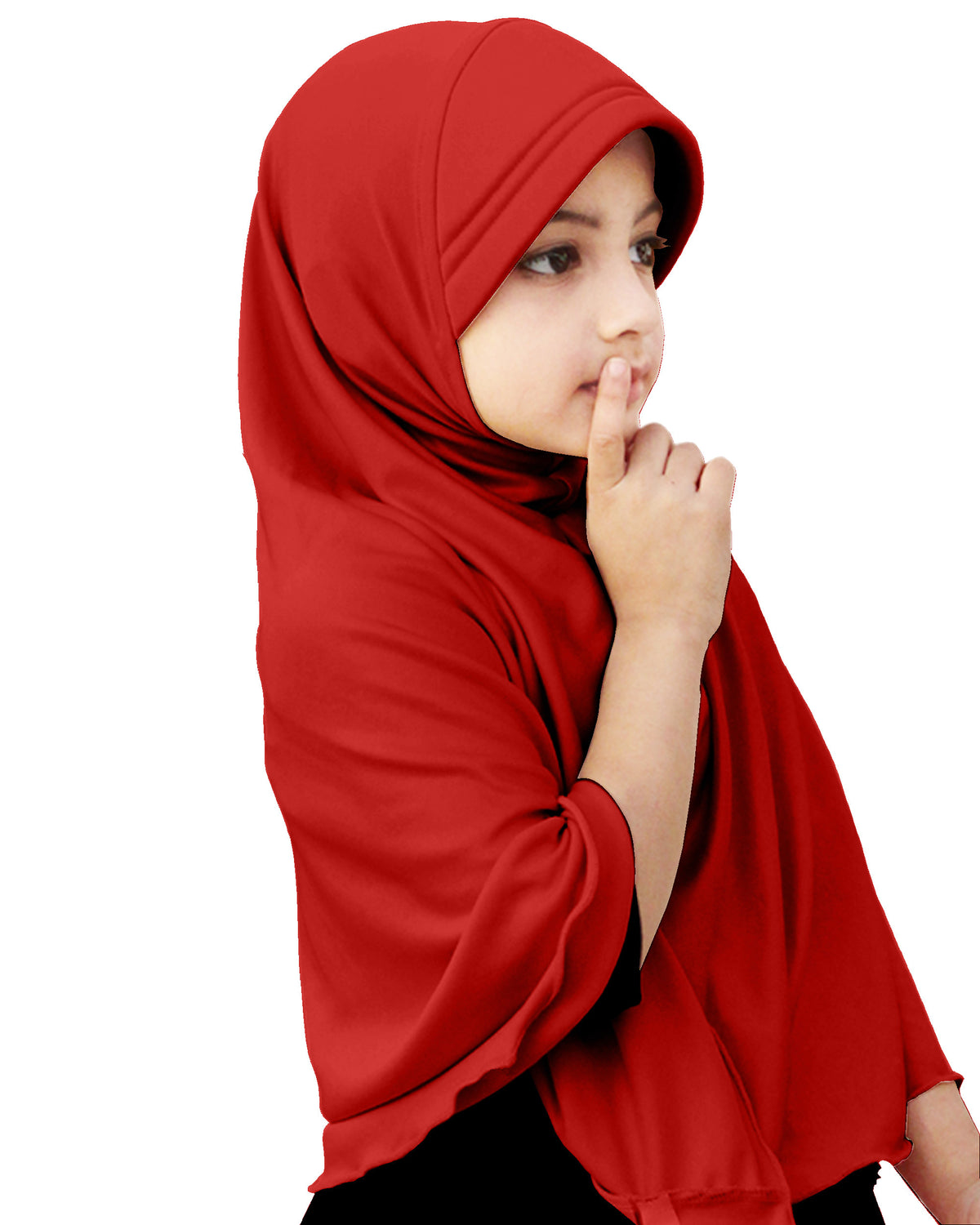 Mehar Hijab's Girl's Plain Long Hijab feel good Little Ma-ale Hijab