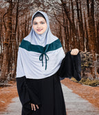 Mehar Shakira Elegant Dual-Tone Knot Hijab