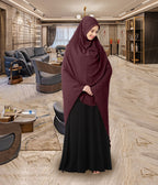 Modest Women's Stylish Rich Premium Texture fabric Crepe Long Hijab HEERA HAMDA